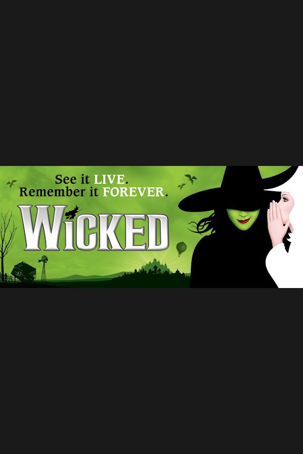 Wicked Broadway musical poster - now playing at Gershwin Theatre