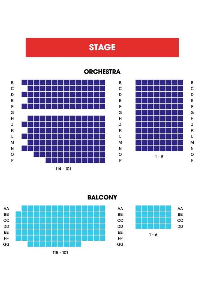 Minetta Lane Theatre seating plan