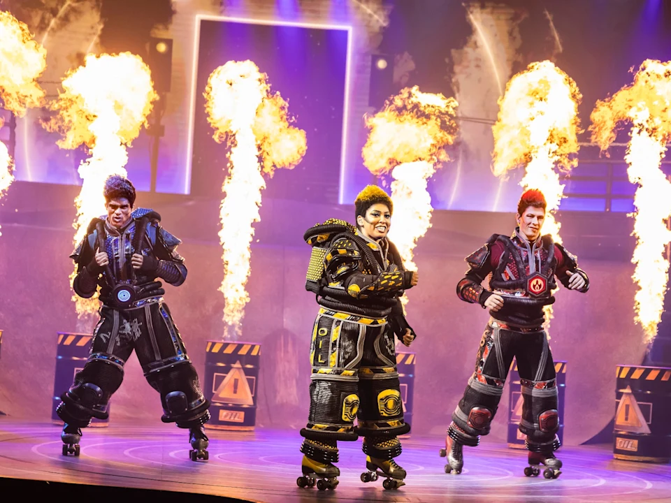 Production shot of Starlight Express in London