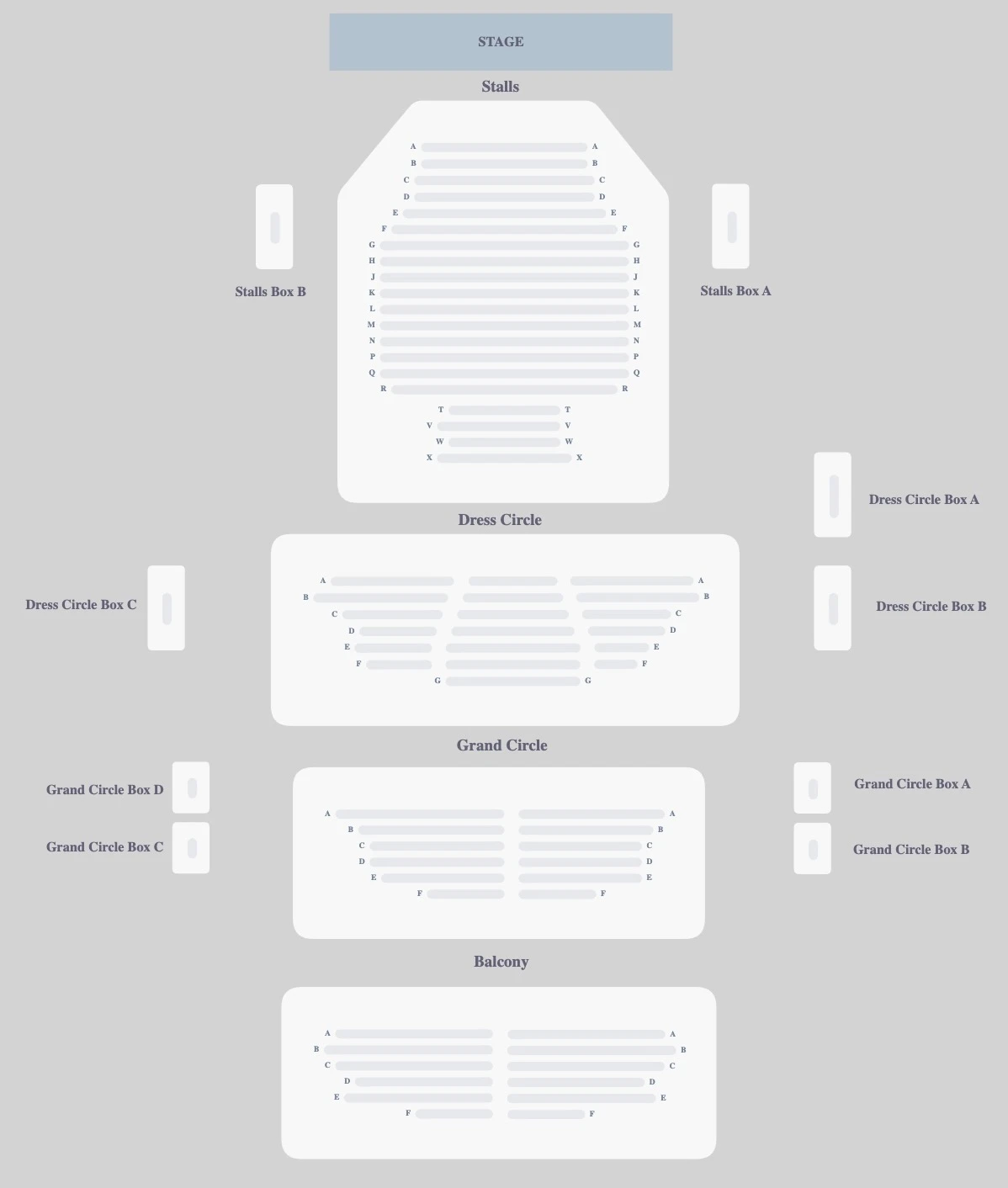 Apollo Theatre seating plan