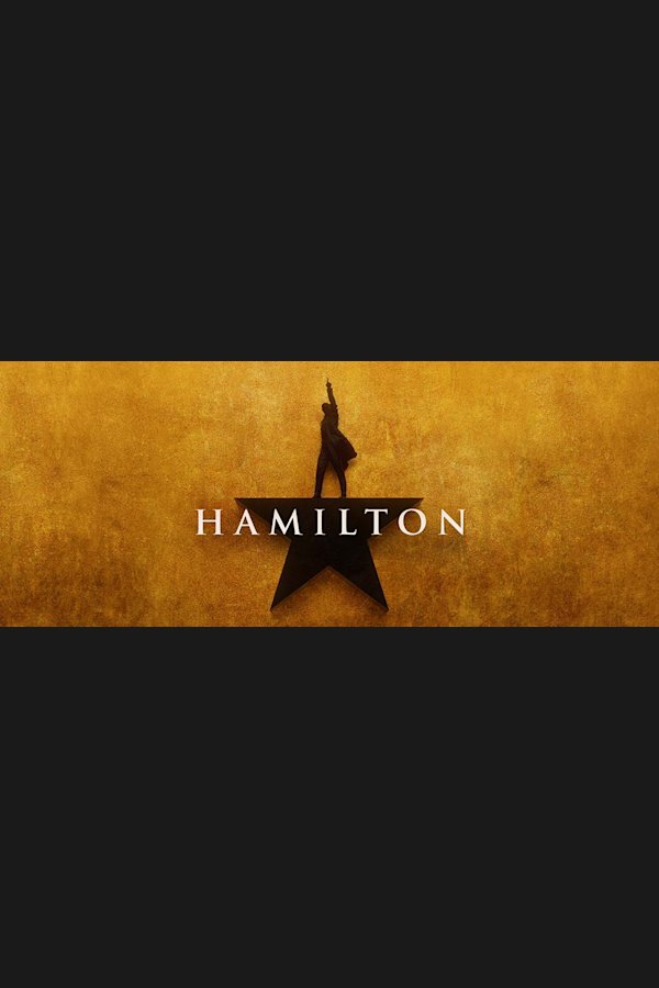 Hamilton Broadway musical poster - now playing at Richard Rodgers Theatre