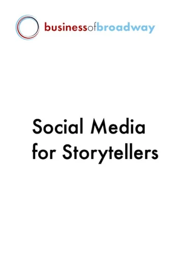 Social Media for Storytellers Tickets