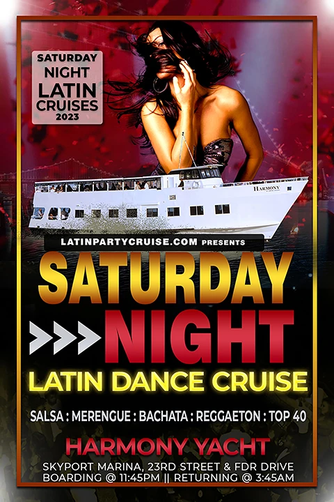 Saturday Night Latin Dance Cruise - Best Salsa, Merengue, & Reggaeton Tickets