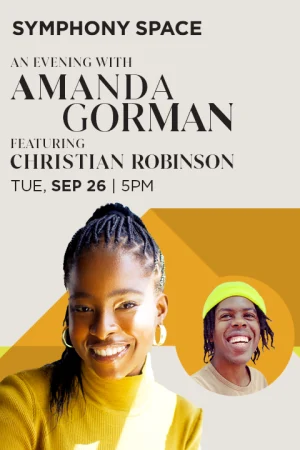 Amanda Gorman featuring Christian Robinson on Sept 26th