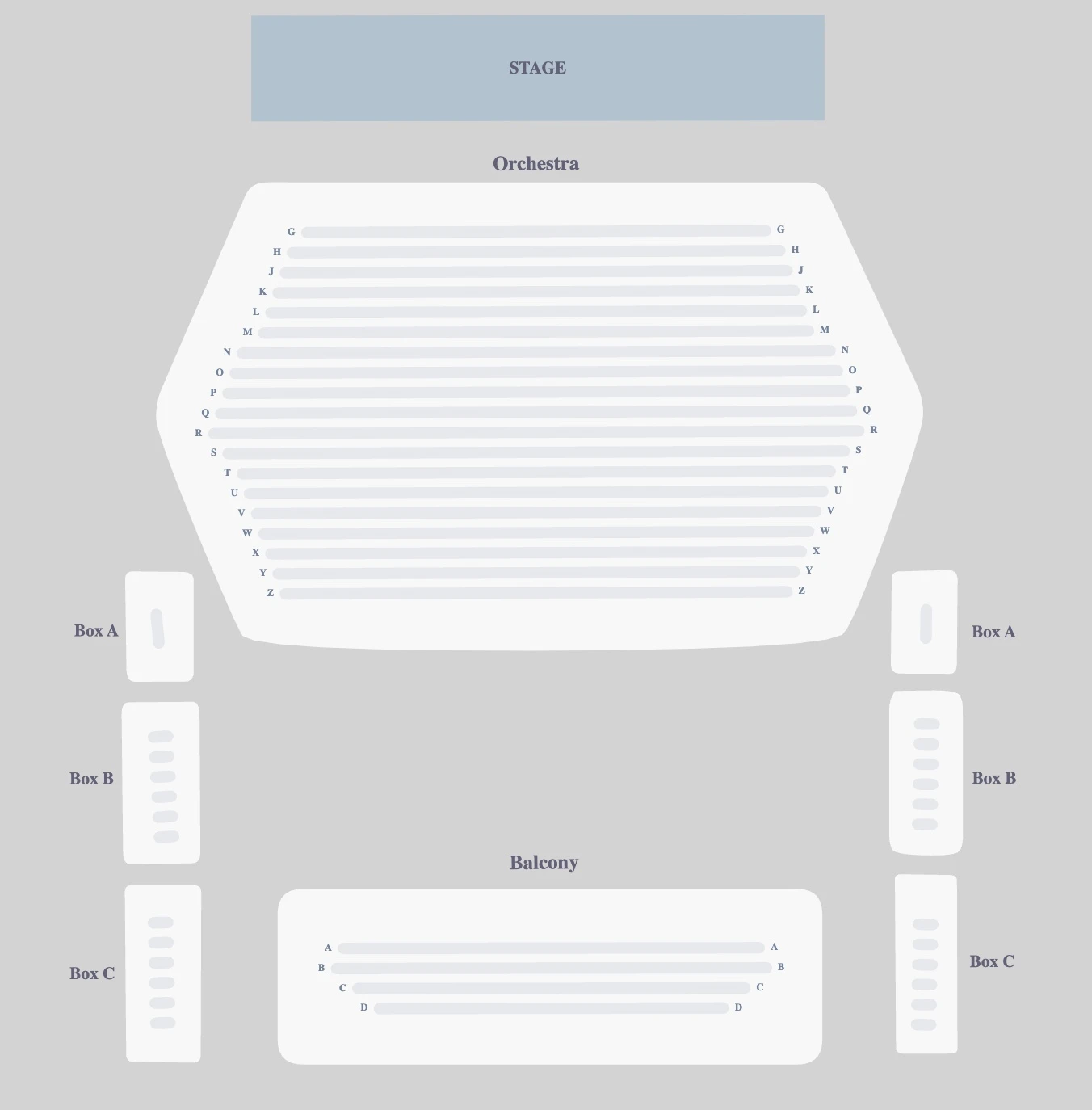 Alice Tully Hall seating plan