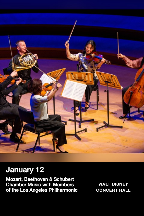 Mozart, Beethoven & Schubert Chamber Music with Members of the Los Angeles Philharmonic tickets