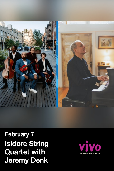 Isidore String Quartet with Jeremy Denk tickets