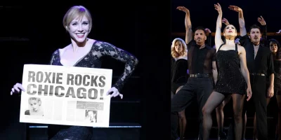 Photo credit: Charlotte d’Amboise as Roxie Hart and Bianca Marriquin as Velma Kelly (Photos by Jeremy Daniel and Julienta Cervantes)
