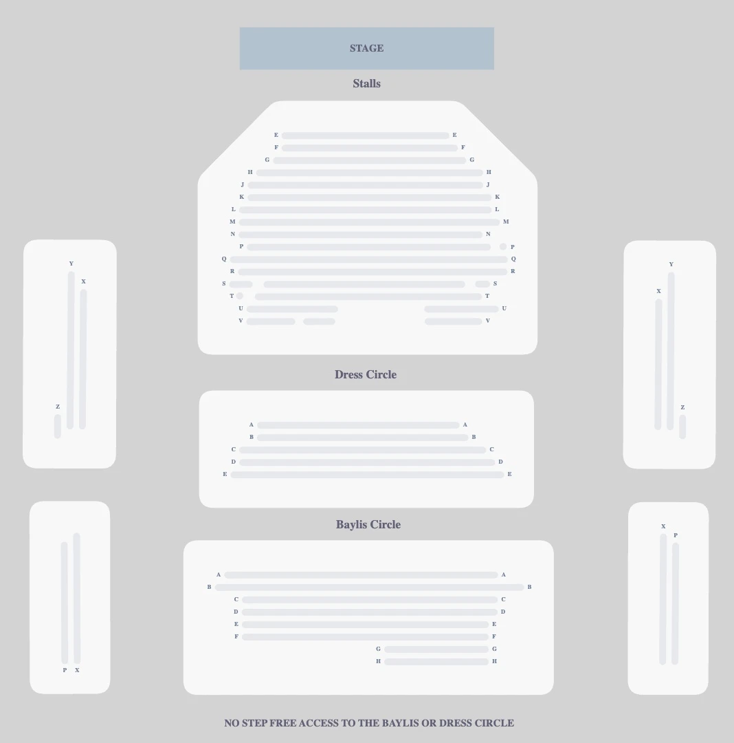 Old Vic seating plan