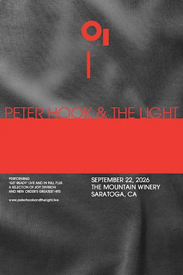 Peter Hook & The Light tickets
