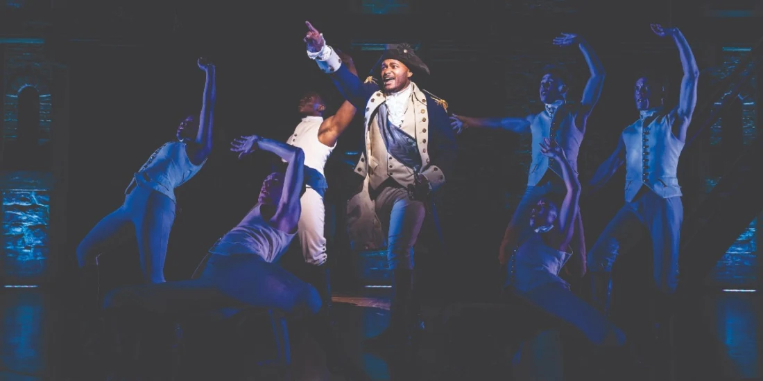 Photo credit: Dom Hartley-Harris and West End Cast of Hamilton (Photo by Matthew Murphy)