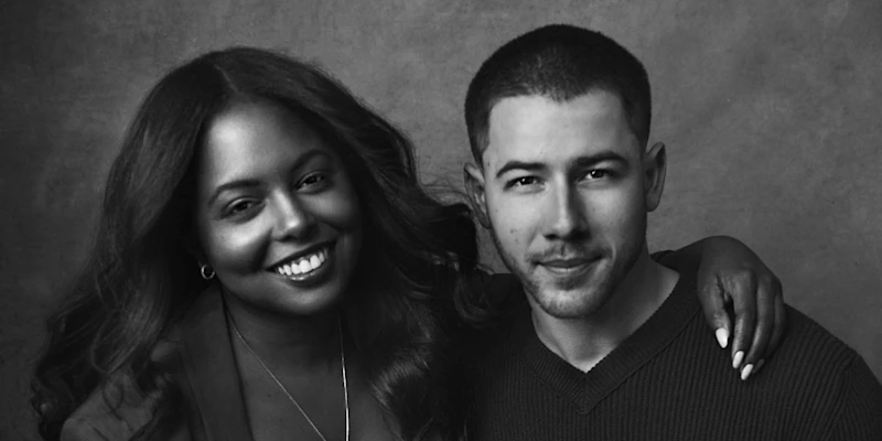 Nick Jonas and Adrienne Warren in The Last Five Years