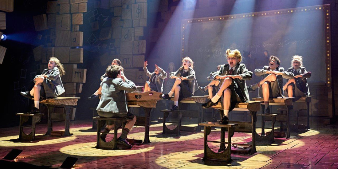 Photo credit: Matilda cast (Photo by Manuel Harlan)