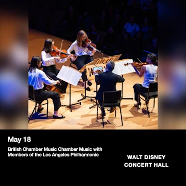 British Chamber Music Chamber Music with Members of the Los Angeles Philharmonic