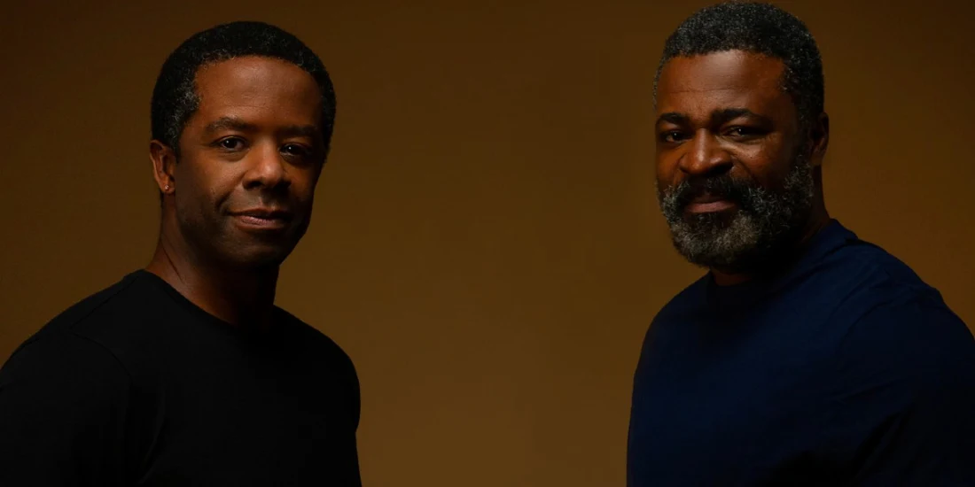 Photo credit: Adrian Lester and Danny Sapani (Photo by Zeinab Batchelor)