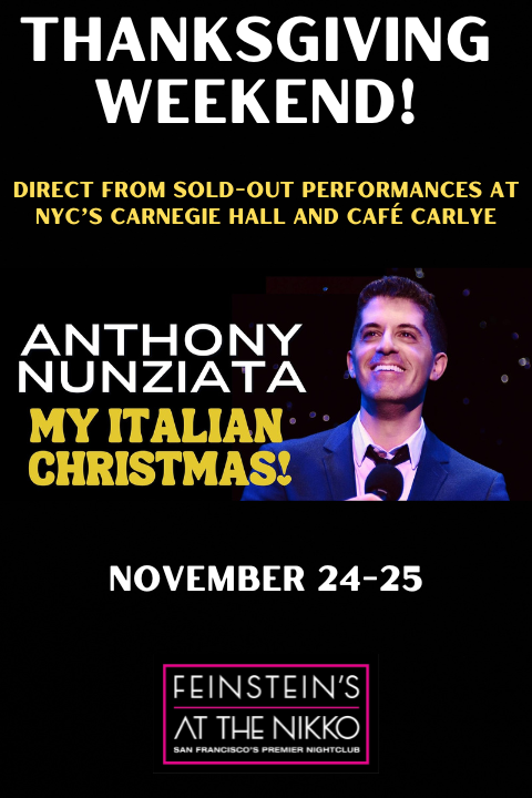 Anthony Nunziata's My Italian Christmas show poster