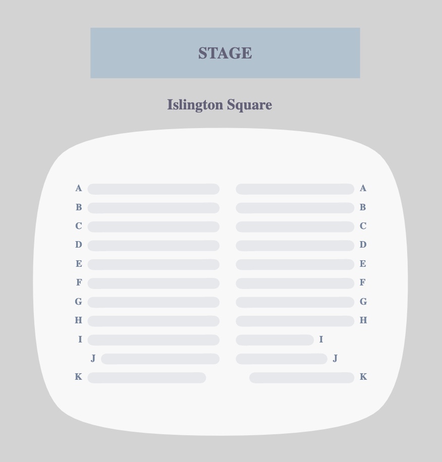 Seating plan for Already Perfect at King's Head Theatre