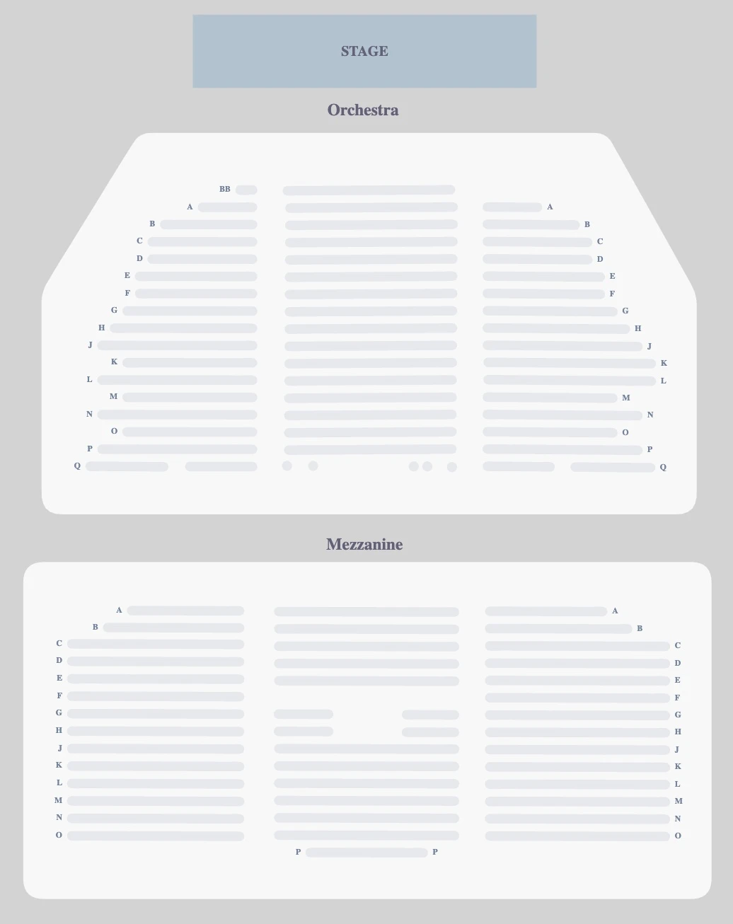Nederlander Theatre seating plan