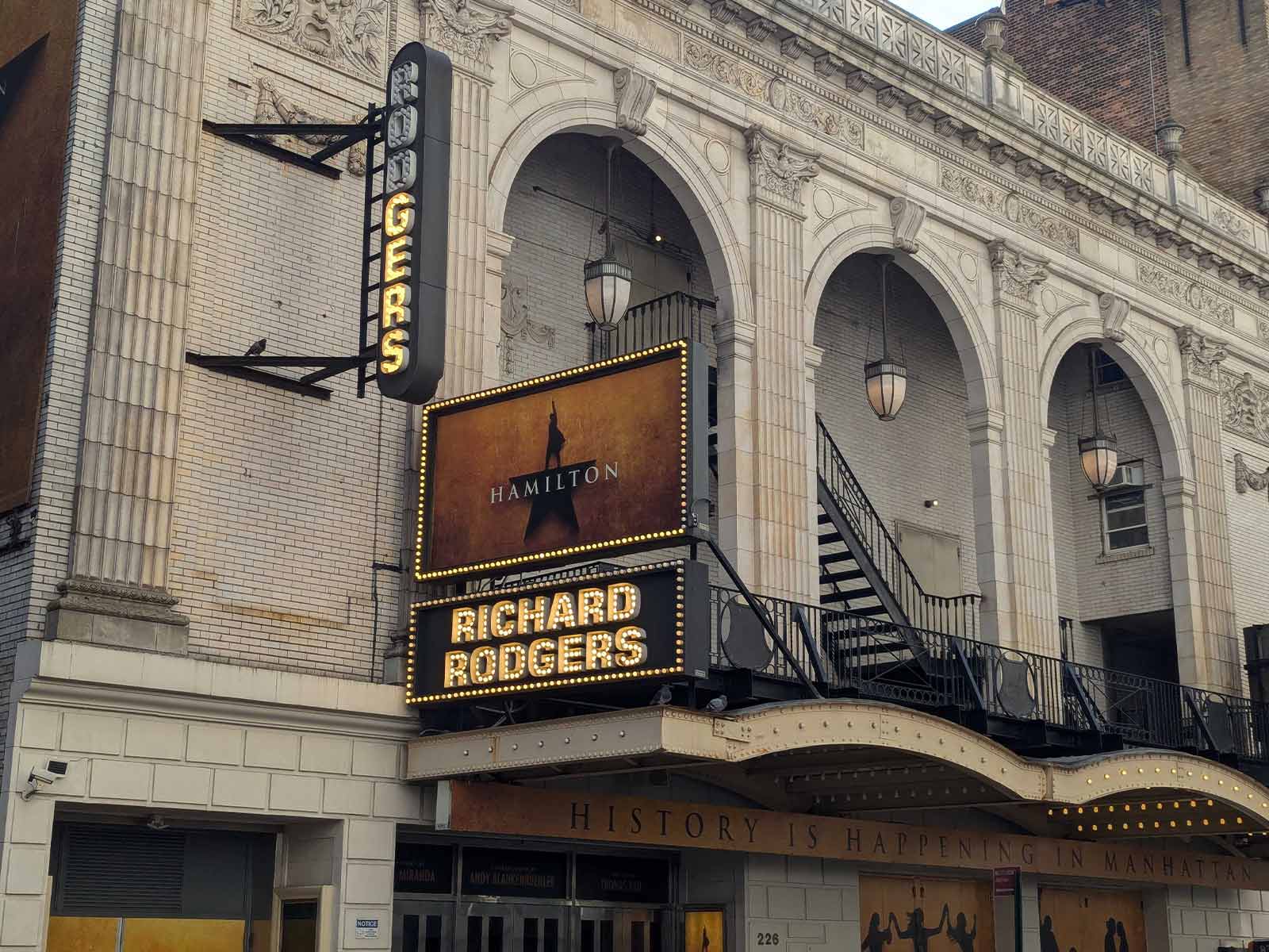 The richard rodgers theatre sale