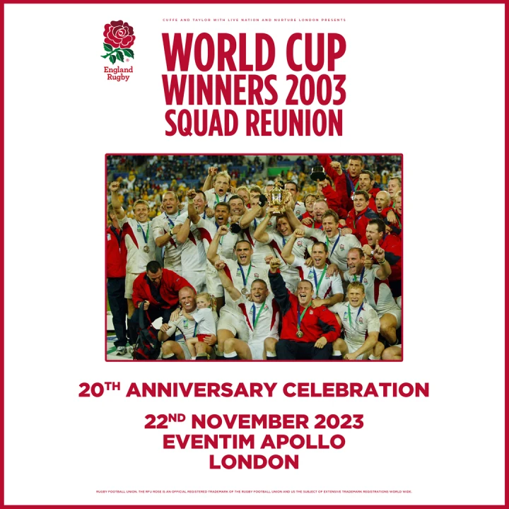 England Rugby World Cup Winners 2003 Squad Reunion: What to expect - 1