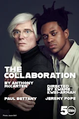 Paul Bettany and Jeremy Pope in The Collaboration on Broadway