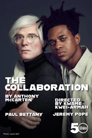 Paul Bettany and Jeremy Pope in The Collaboration on Broadway