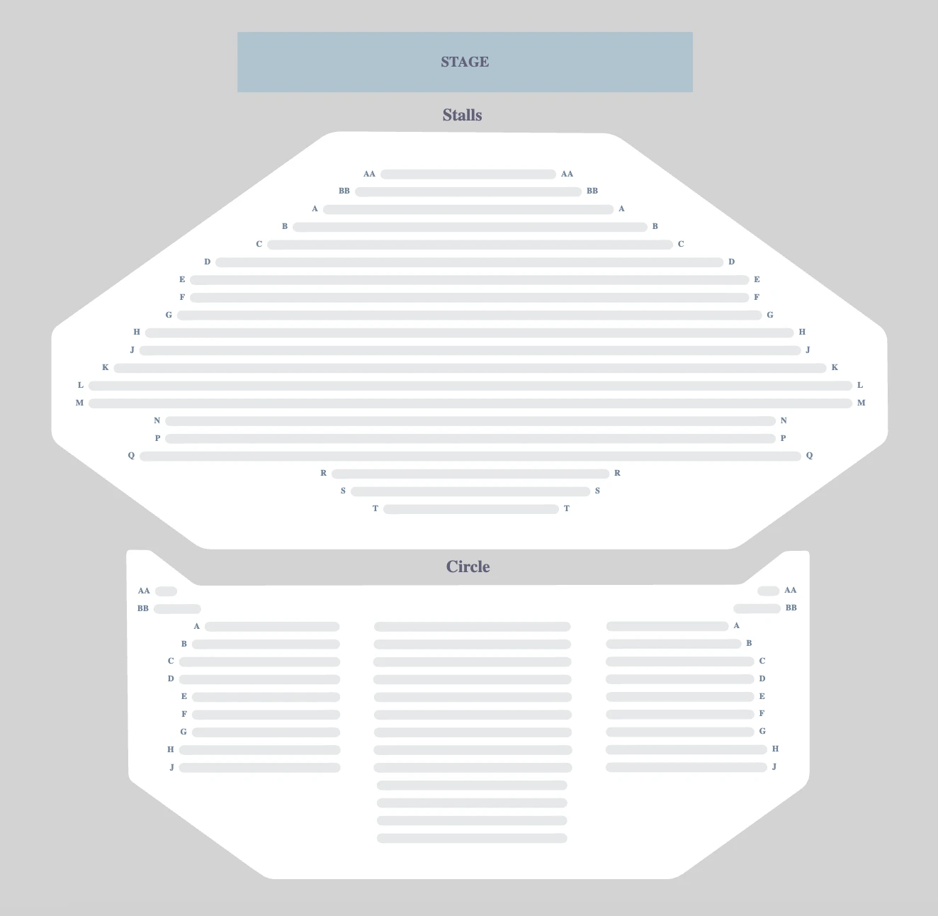 Theatre Royal Sydney seating plan