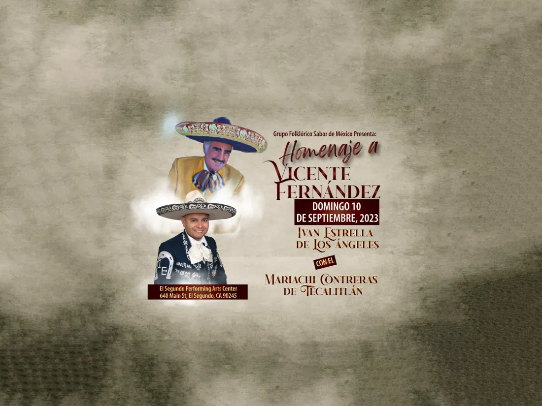 Homenaje a Vicente Fernández con Ivan Estrella de Los Ángeles y el Mariachi