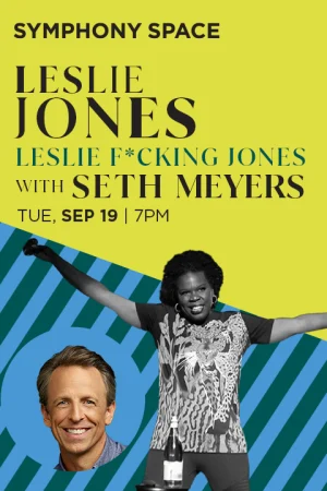 Leslie Jones in Conversation with Seth Meyers on Sept 19th