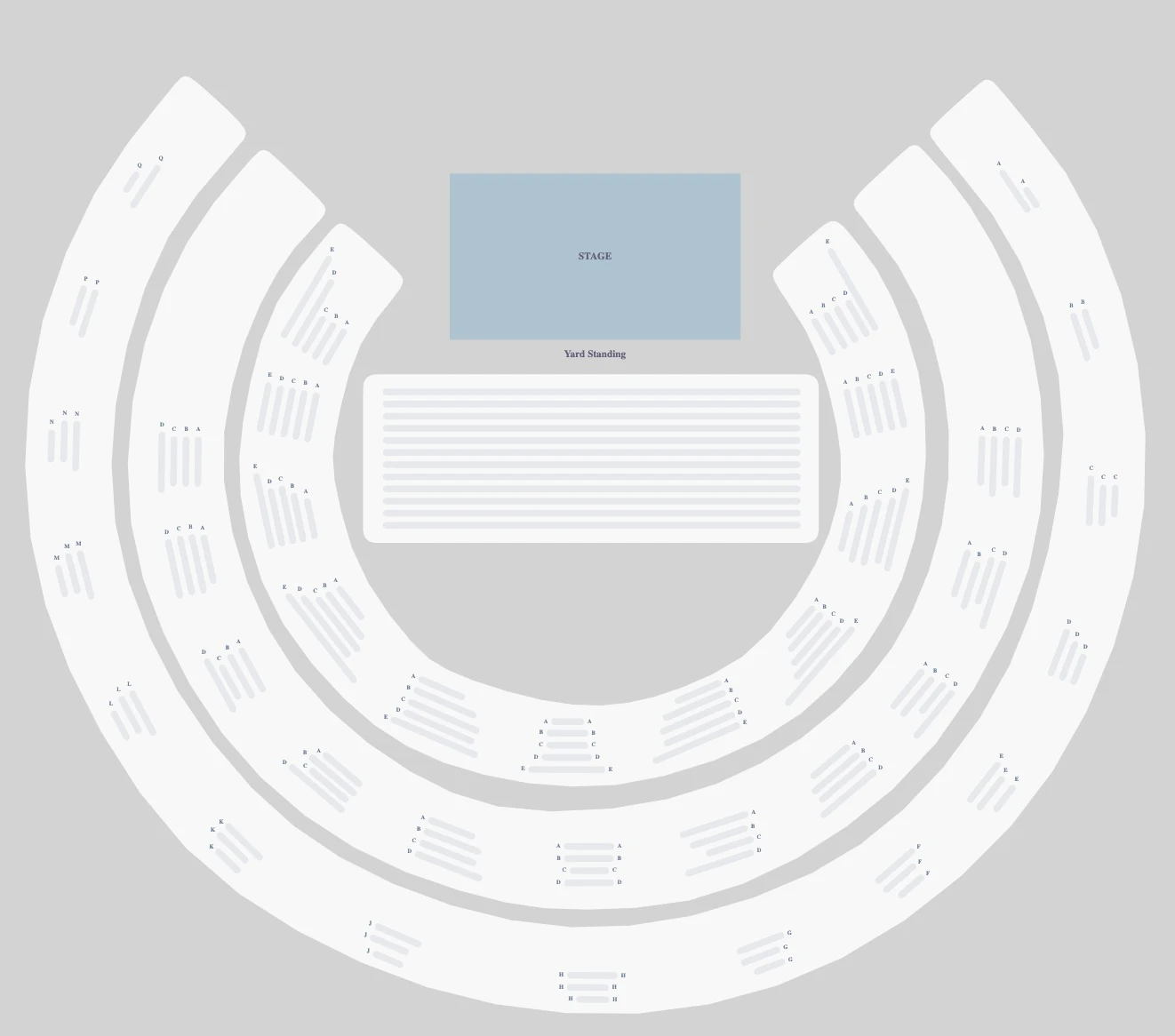 Globe Theatre seating plan
