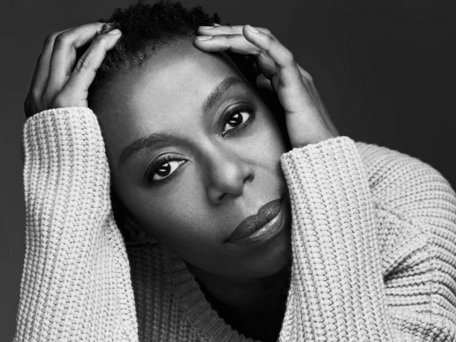 Photo of Noma Dumezweni in The Vagina Monologues. 