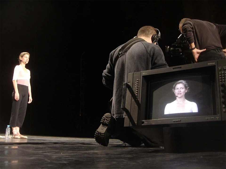 Production shot of Jérôme Bel - Product Media in New York..