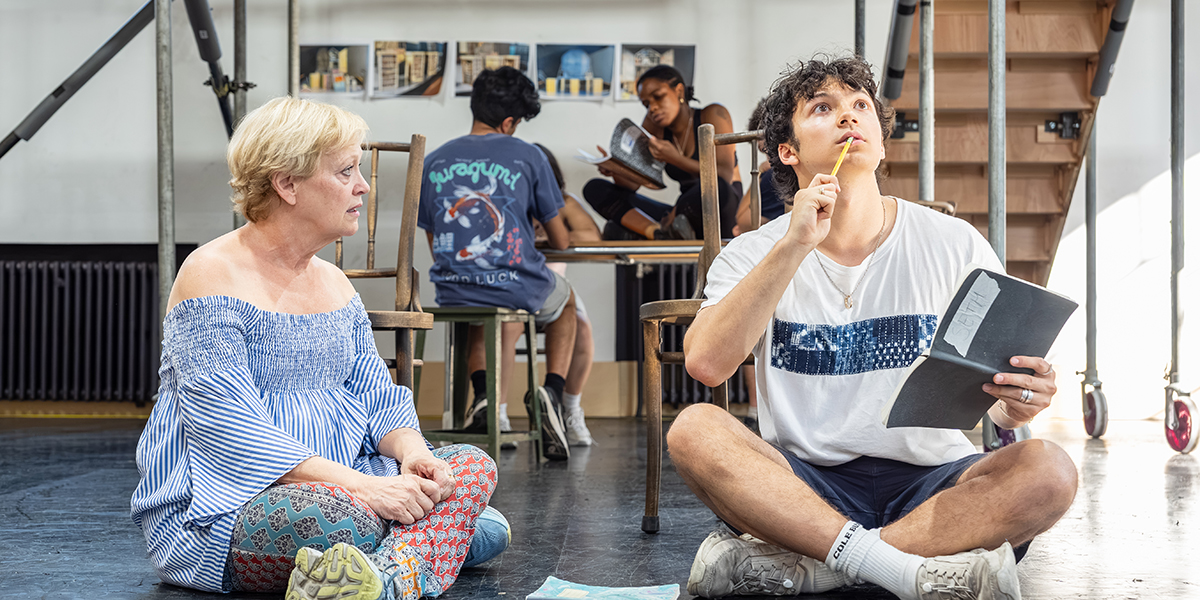 Maria Friedman and Gilli Jones 1200 LT Kimberly Akimbo rehearsals credit Marc Brenner