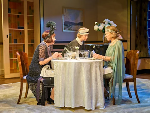 Alexandra Gilbreath (Jane Banbury), Sarah Twomey (Saunders) and Janie Dee (Julia Steroll) | Credit: Manuel Harlan