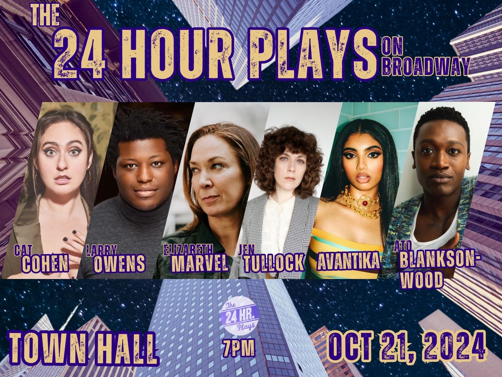 The 24 Hour Plays on Broadway tickets | New York Theatre Guide