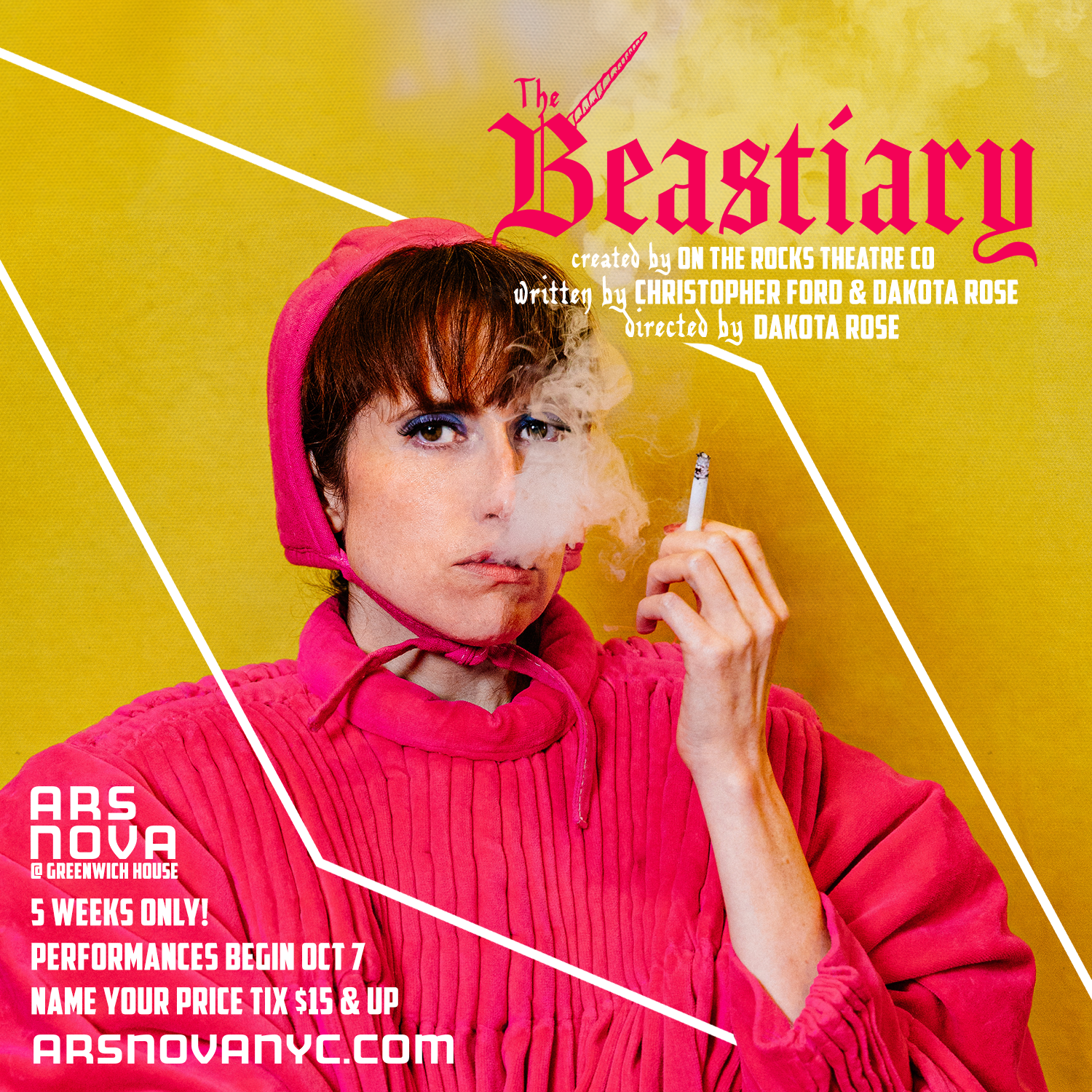 Production shot of The Beastiary in New York.