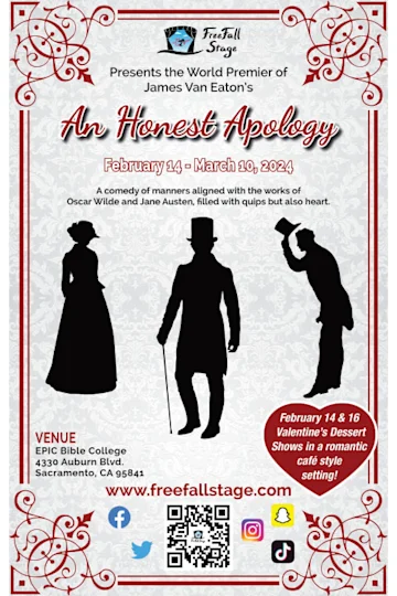 An Honest Apology Valentine's Dessert Shows Tickets
