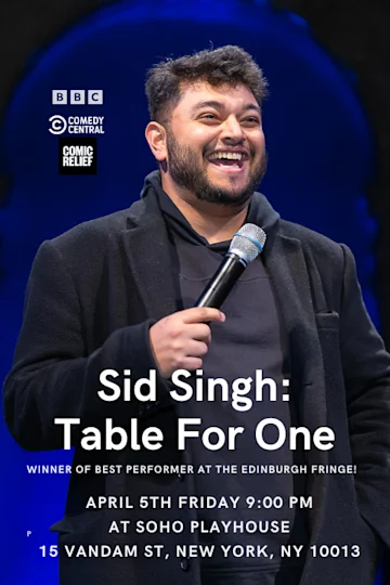 Sid Singh: Table for One Tickets