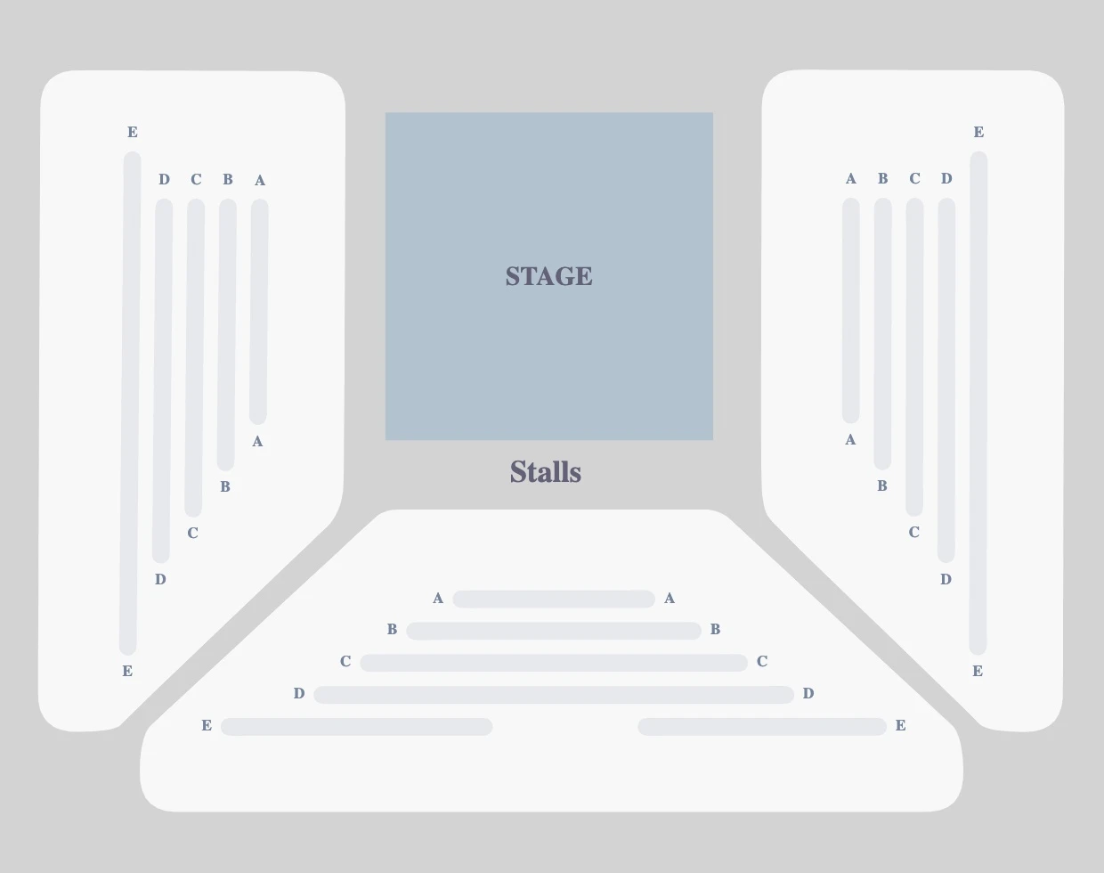 Southwark Playhouse Borough seating plan