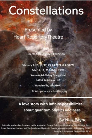 "Constellations" by Heart Repertory Theatre Tickets