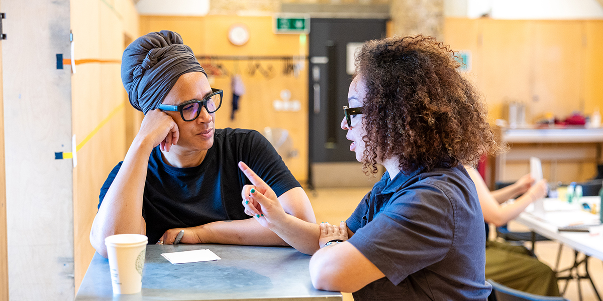 Golda Rosheuvel and Lynette Linton 1200 LT. Not Your Superwoman. Photography By Tyler Fyose