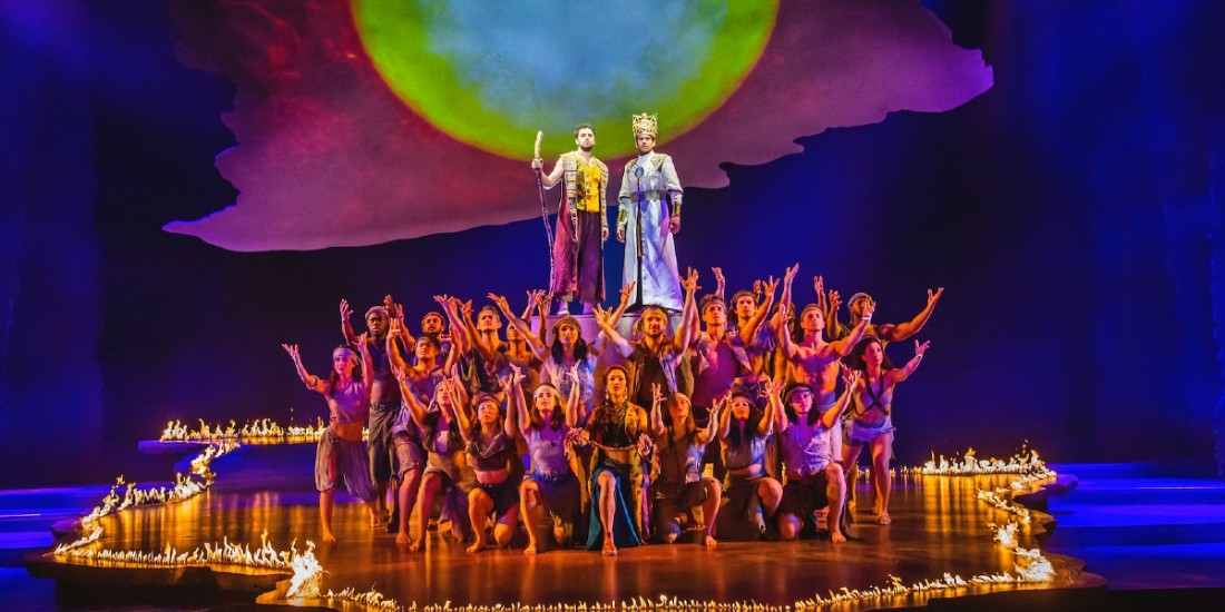 Photo credit: The Prince of Egypt cast (Photo by Tristram Kenton)