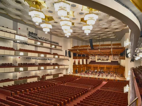 Interior of Kennedy Center concert hall