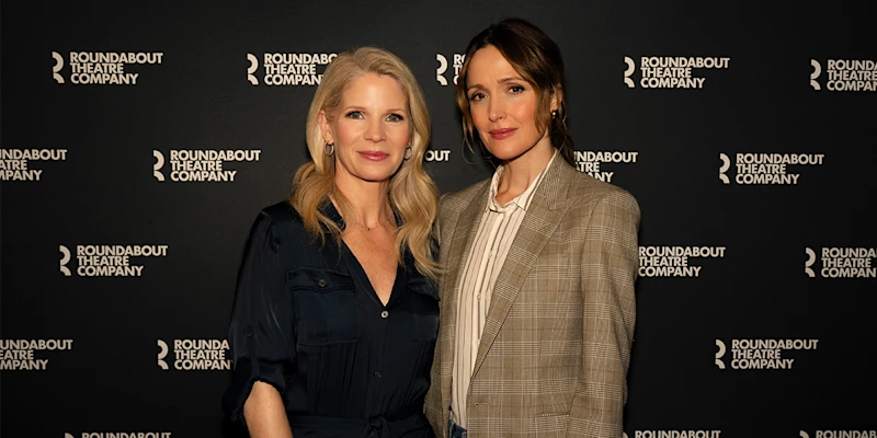 Rose Byrne and Kelli O'Hara in Fallen Angels