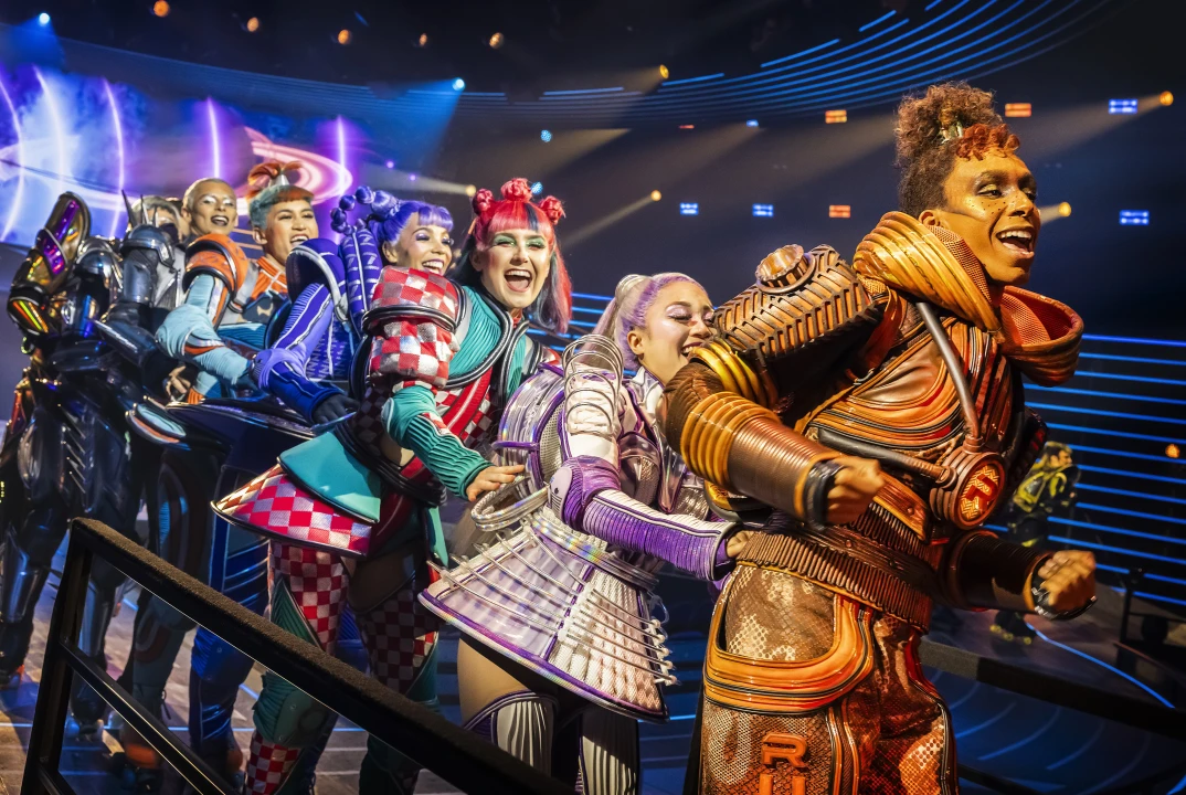 Production shot of Starlight Express in London