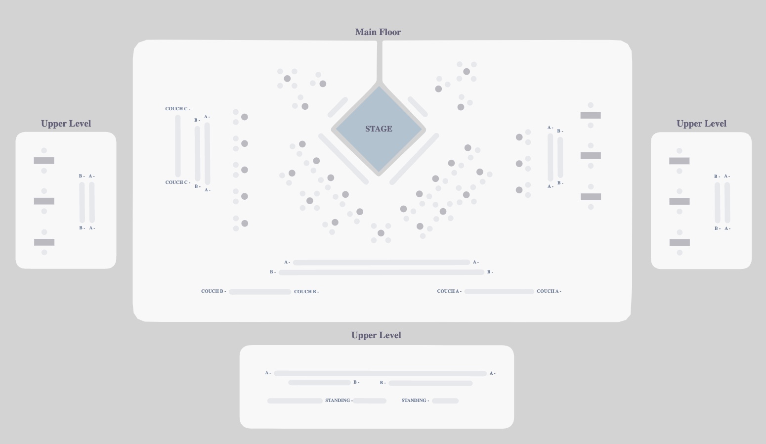 Seating plan for Magic Mike Live at London Hippodrome (Over 18s Only) 