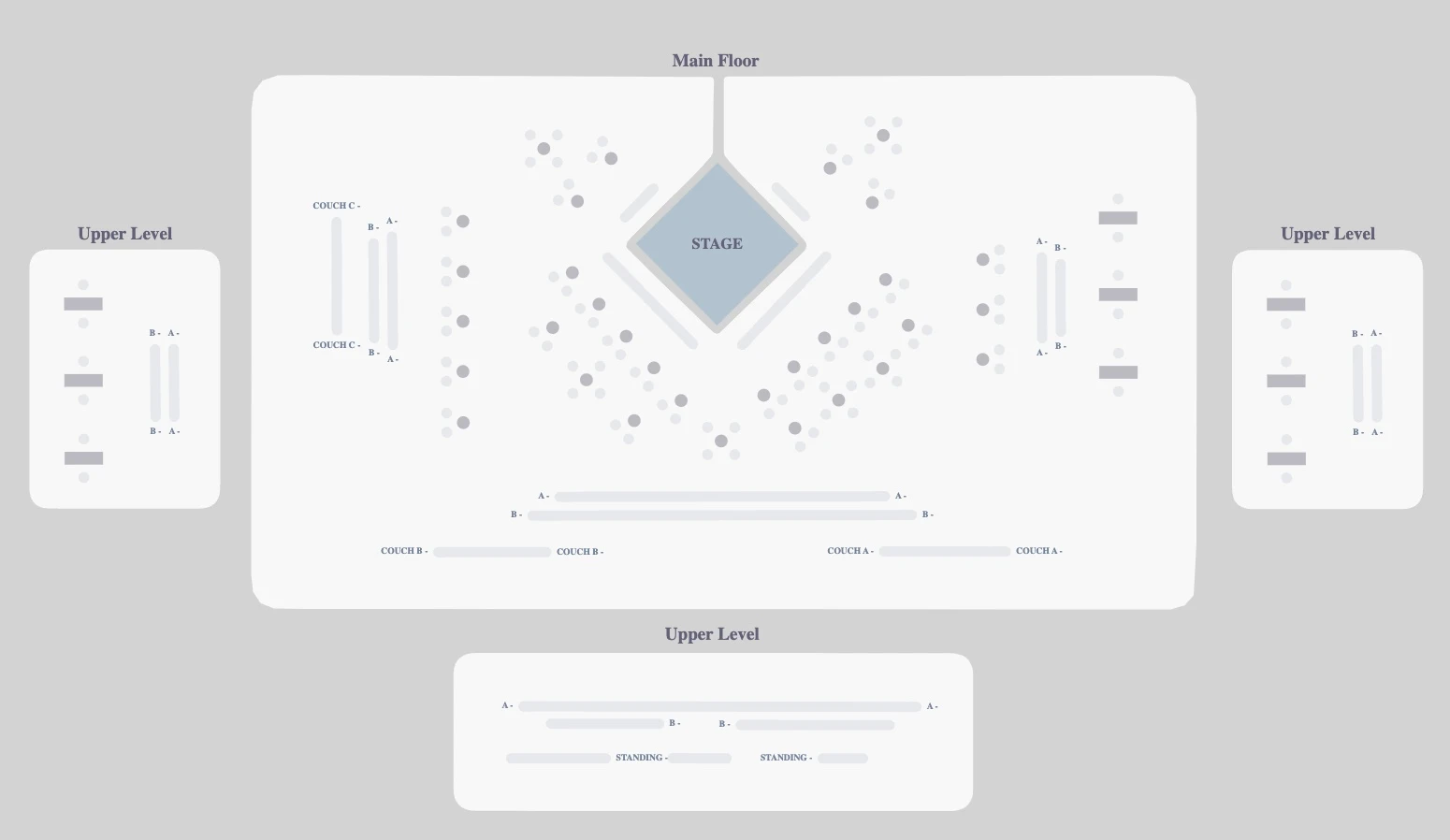 London Hippodrome (Over 18s Only)  seating plan