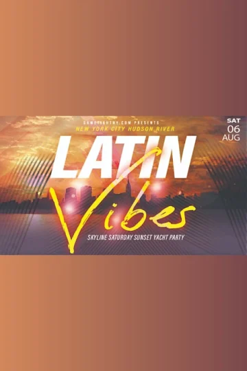 NYC Latin Vibes Yacht Party Cruise Tickets