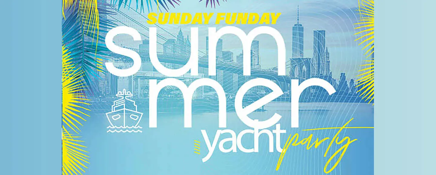 Sunday Funday Sunset Yacht Party Cruise