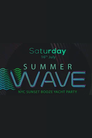 Summer Wave NYC Sunset Booze Cruise Cabana Yacht Party